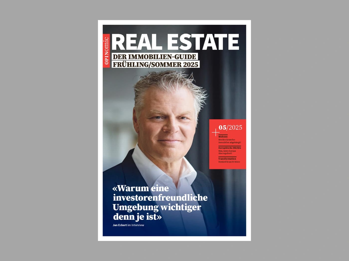 Contribution en tant qu'invité dans la publication spécialisée «Real Estate»