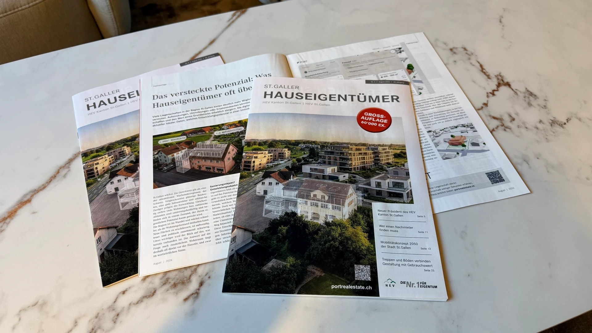PORT im «St.Galler Hauseigentümer» (HEV, Nr. 4 / August 2026)