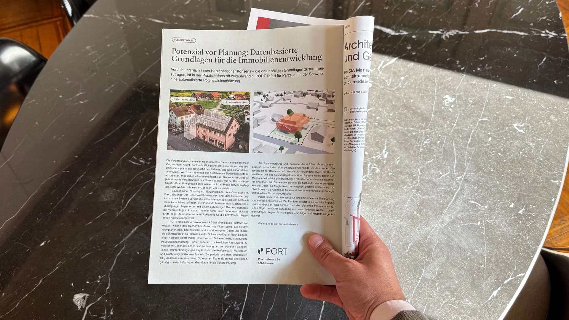 Cosa consente il patrimonio esistente: PORT nell'«espazium magazin»